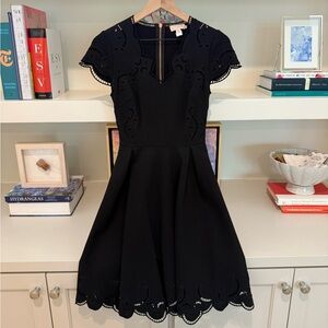 Ted Baker Black Fit and Flare Mini Dress